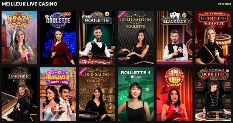 RtBet Casino jeux live
